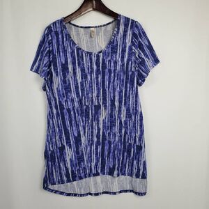 LulaRoe Size 2XL SS Pattern Top